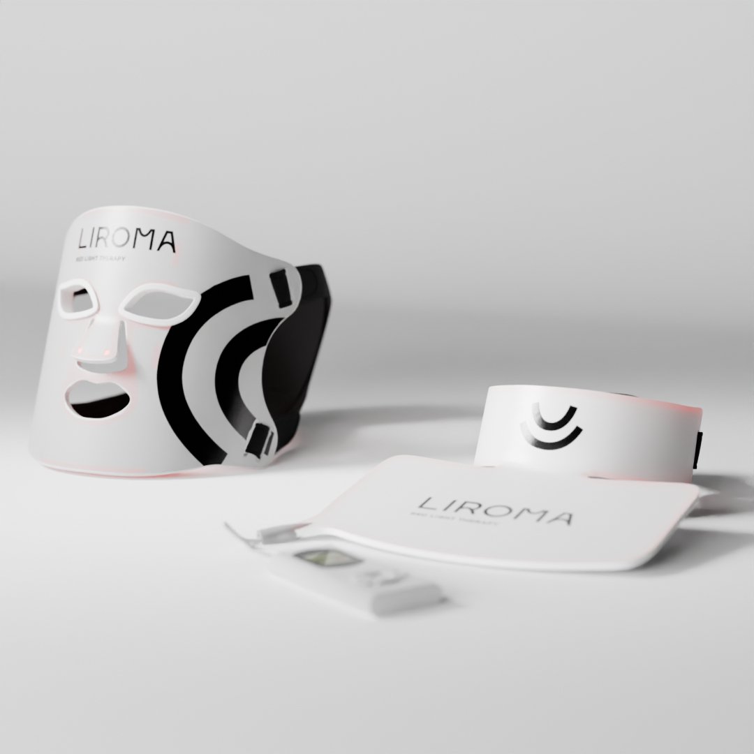 GlowClinic™ RadianceLift LED Mask (Roodlicht + NIR Infrarood)